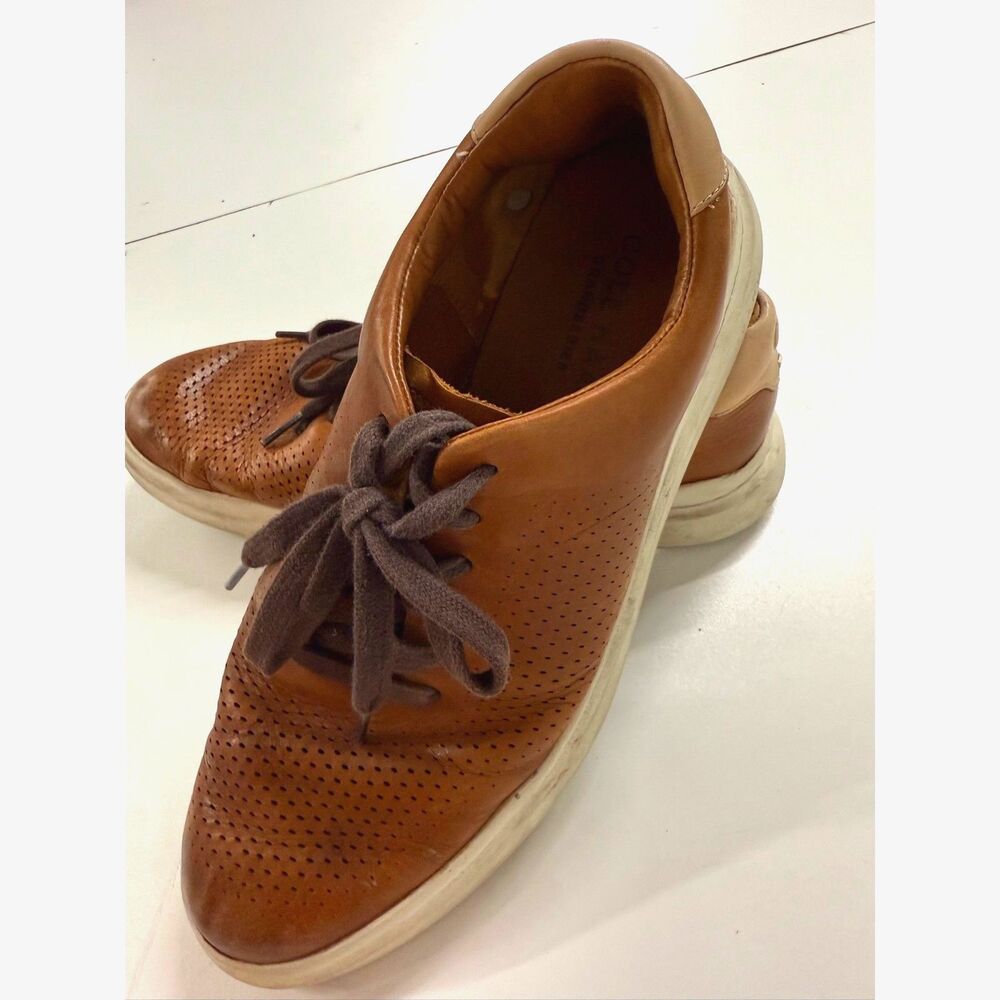 Cole Haan Mens Grand Crosscourt Modern Perforated Leather Sneaker